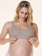 Imetysliivit Scoop Neck Sand