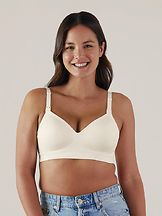 Imetysliivit Plunge Antique White