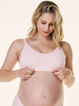 Imetysliivit Scoop Neck Chalk Pink