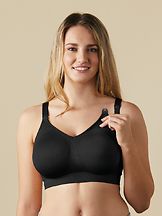 Imetysliivit Body Silk Seamless Black