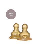 Tuttipullon tuttiosa Slow flow 0kk 2-pack luonnonk
