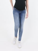 Äitiysfarkut Super Skinny Sust. Stone wash 32"