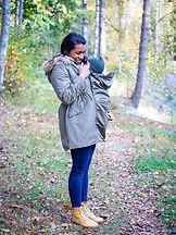 Äitiys- ja kantotakki Parka BabyCarrier 3in1 Olive