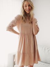 Imetysmekko Adel button dress Peachy pink