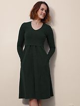 Imetysmekko Charlotte Dark Green