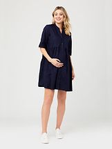 Imetysmekko Paige Poplin Navy