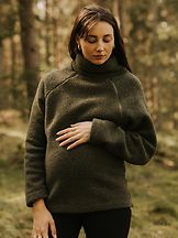 Imetyspaita Wool Pile Sweater Pine Green