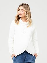 Imetyspaita Cassie Cross over off white