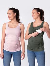 Imetystoppi Aniza 2-pack Khaki / Blush