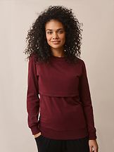 Imetyspaita B. Warmer Sweatshirt Burgundy