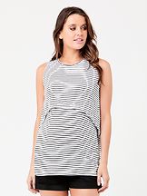 Imetystoppi Swing Back Stripe Black / White
