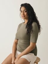 Imetyspaita Classic mid-sleeved Green Khaki