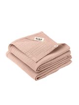 Harsosetti 2 kpl Bibs Muslin cloth Blush