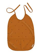 Ruokalappu Lai bib Classic Dot Mustard