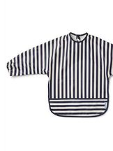 Ruokalappuessu Merle Stripe Navy / Creme