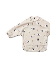 Ruokalappuessu Merle Panda play sea shell mix