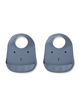 Ruokalappu Tilda Rabbit Blue Wave 2-pack