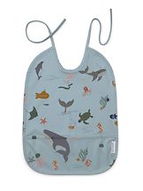 Ruokalappu Lai bib Sea creature mix