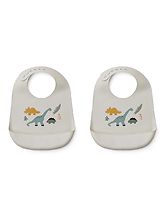 Ruokalappu Tilda Dino mix 2-pack