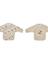 Ruokalappuessu Merle 2-pack Dino mix