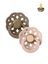 Tutti 2-pack Boheme D.Oak/Blush pyöreä/luonnonk