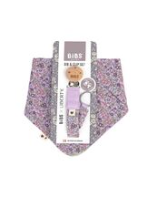 Bib & Clip Set Liberty Violet Sky