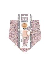 Bib & Clip Set Liberty Blush