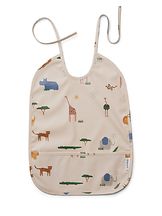 Ruokalappu Lai bib Safari Sandy mix