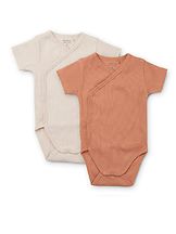 Vauvan lyhythihainen body Hali 2-pack Tuscany Rose