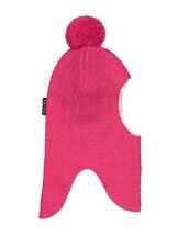 Kypärämyssy Grid merinovillaa Pink