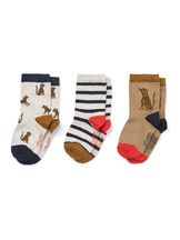 Vauvan sukat Silas 3-pack Leopard Sandy