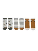 Vauvan sukat Silas 3-pack Vehicles / Dove blue