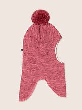 Kypärämyssy Grid merinovillaa Thulia Pink