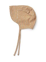 Vauvan hellehattu Rae Check caramel / sandy