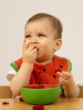 Wally The Watermelon kulho ja lusikka setti 6kk+