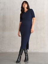 Imetysneulemekko Amaya Short sleeve Navy