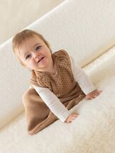 Vauvan unipussi Sleeveless Sleeping bag Caramel