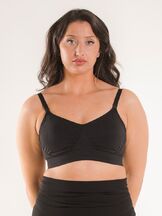 Imetysliivit Fast Food T-shirt Bra Black