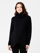 Imetysneule Cowl Neck Black