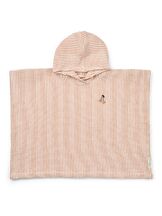 Vauvan poncho Paco Stripe Tuscany Rose 1-2v