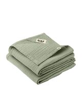 Harsosetti 2 kpl Bibs Muslin cloth Sage