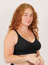 Imetysliivit Tiramisu Seamless Nursing Bra Black
