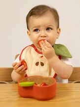 Pepa The Apple kulho ja lusikka setti 6kk+