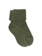 Vauvan sukat Wool Rib Olivine
