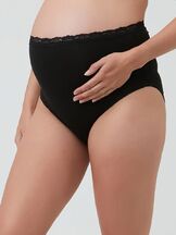 Alushousut Organic Cotton Full Briefs Black