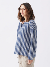 Imetyspaita pitkähihainen Claudette Ink / White