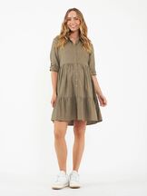 Imetysmekko Adel button dress Olive