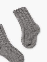 Villasukat merino Cosy Medium Grey