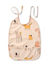 Ruokalappu Lai bib Cats & Dogs