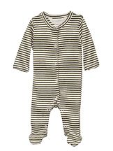 Potkupuku raidallinen Seaweed / Offwhite